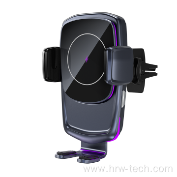 Qi Fast Charging Car Charger Phone Holder Mount